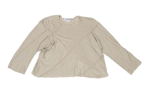 COMME des GARCONS Linen Inside-out Design T Shirt K-171145_002