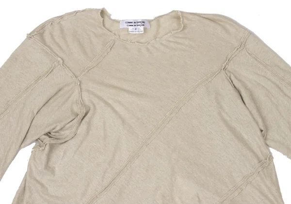COMME des GARCONS Linen Inside-out Design T Shirt K-171145_003