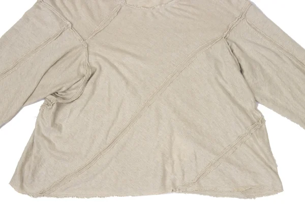 COMME des GARCONS Linen Inside-out Design T Shirt K-171145_008