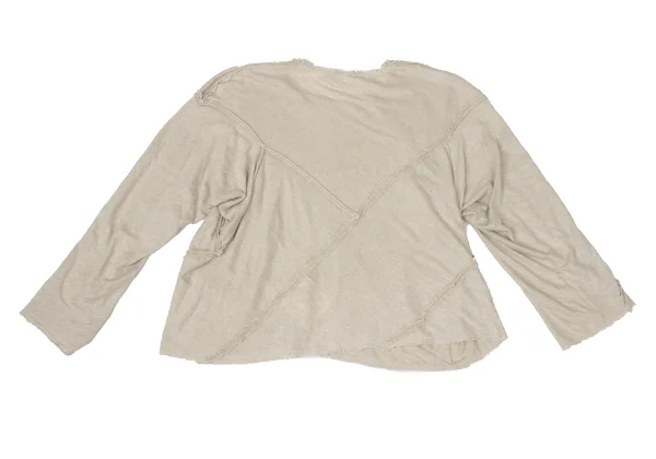 COMME des GARCONS Linen Inside-out Design T Shirt K-171145_011