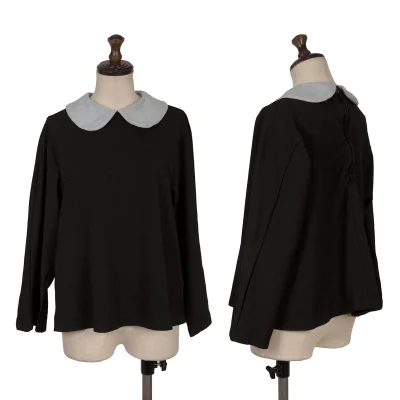 COMME des GARCONS Polyester Collar Switching Top