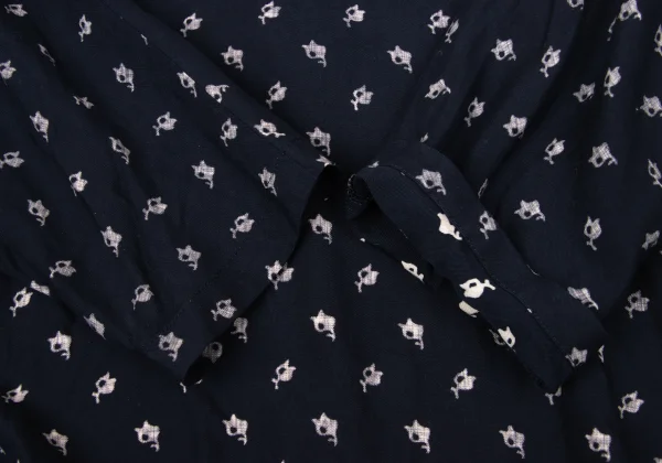 COMME des GARCONS Washed Patterned Dolman Blouse K-171147_007