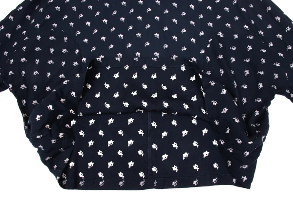 COMME des GARCONS Washed Patterned Dolman Blouse K-171147_009