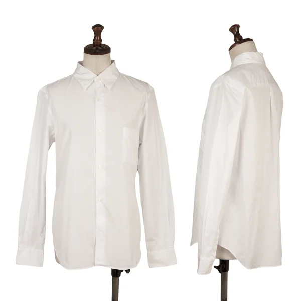 COMME des GARCONS Cotton Long Sleeve Shirt White S K-171148_001