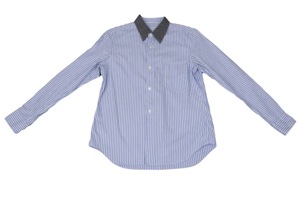 COMME des GARCONS Collar Switching Striped Shirt K-171149_002