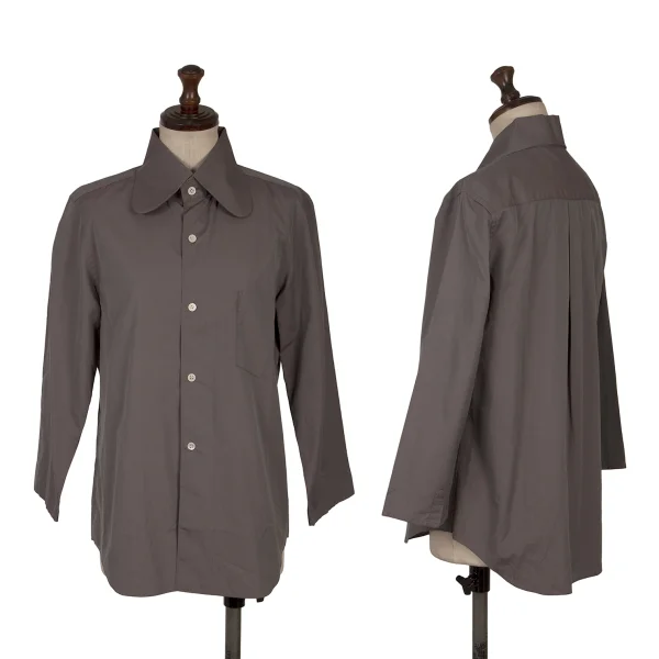 COMME des GARCONS Cotton Collar Design Shirt Charcoal S K-171150_001