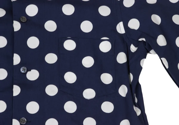 COMME des GARCONS Dot Printed Round Collar Shirt K-171151_005