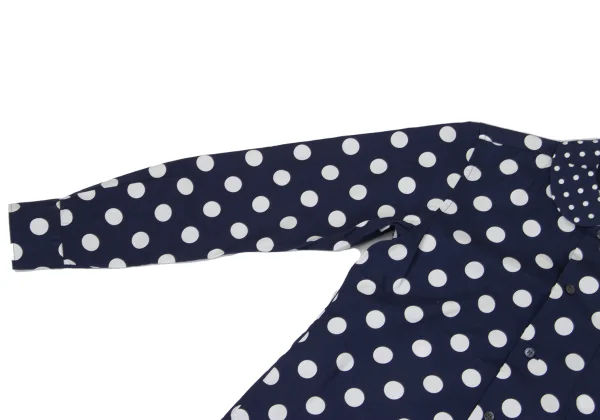 COMME des GARCONS Dot Printed Round Collar Shirt K-171151_006