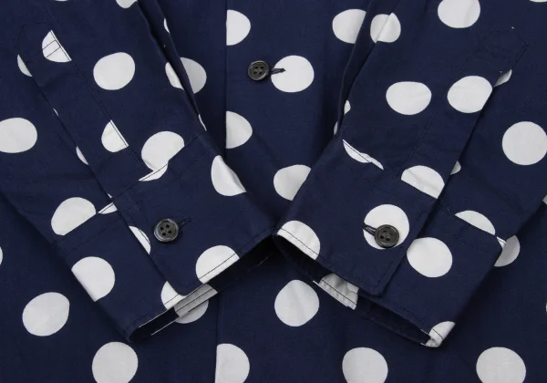COMME des GARCONS Dot Printed Round Collar Shirt K-171151_007
