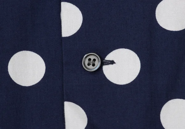 COMME des GARCONS Dot Printed Round Collar Shirt K-171151_010