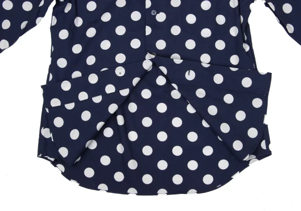 COMME des GARCONS Dot Printed Round Collar Shirt K-171151_011