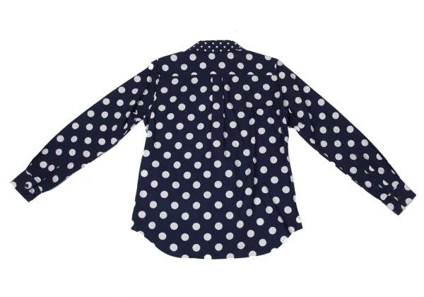 COMME des GARCONS Dot Printed Round Collar Shirt K-171151_012
