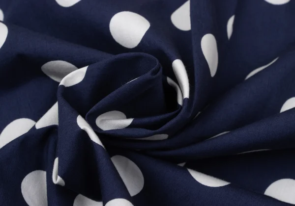 COMME des GARCONS Dot Printed Round Collar Shirt K-171151_015