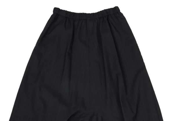 COMME des GARCONS Wool Pin-stripe Dropped Crotch Pants K-171156_002