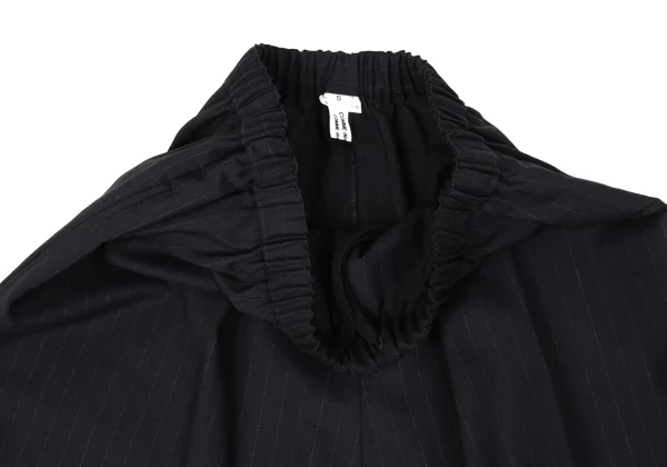 COMME des GARCONS Wool Pin-stripe Dropped Crotch Pants K-171156_005