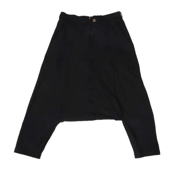 COMME des GARCONS Poly Dropped Crotch Pants Black S K-171157_001