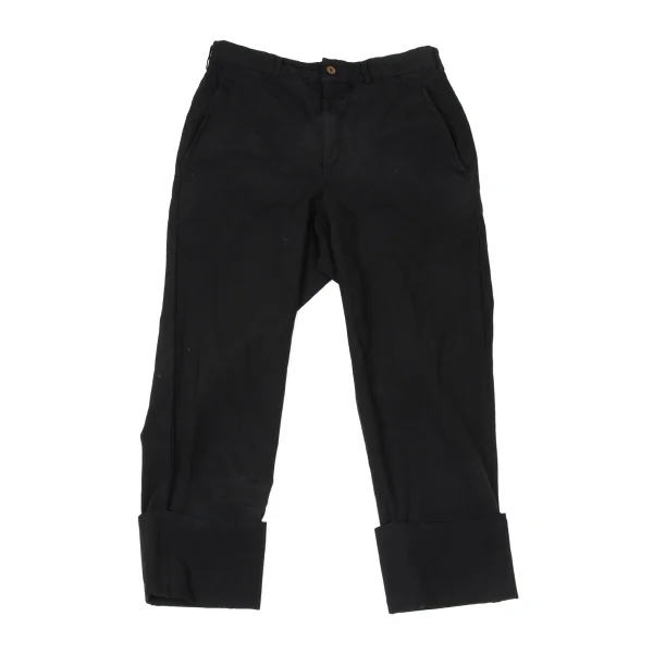 COMME des GARCONS Poly Double Hem Pants Black M K-171158_001