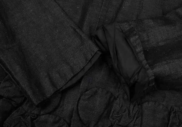 COMME des GARCONS Poly Linen Design Hem Collarless Jacket K-171161_006