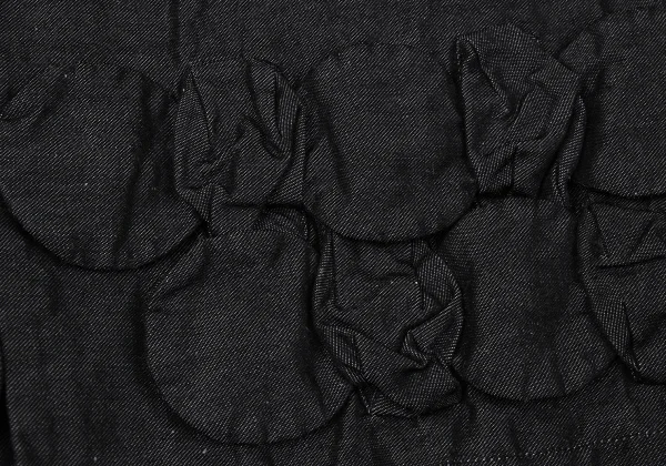 COMME des GARCONS Poly Linen Design Hem Collarless Jacket K-171161_008