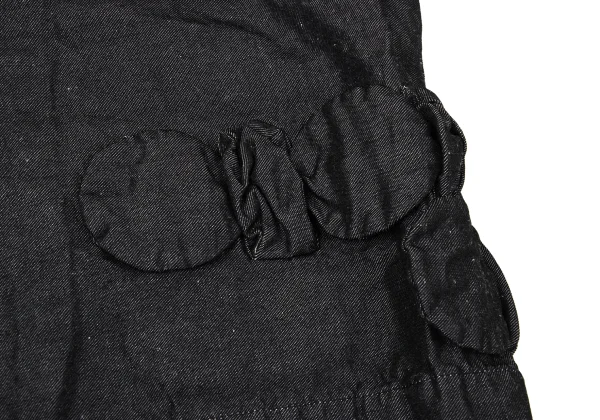 COMME des GARCONS Poly Linen Design Hem Collarless Jacket K-171161_011