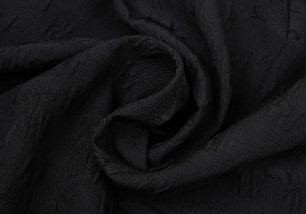 COMME des GARCONS Floral Jacquard Velour Collar Coat K-171162_013
