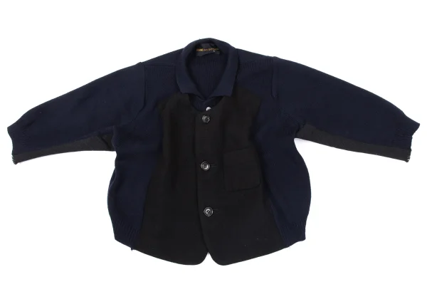 COMME des GARCONS Front Switching Knit Jacket K-171168_002