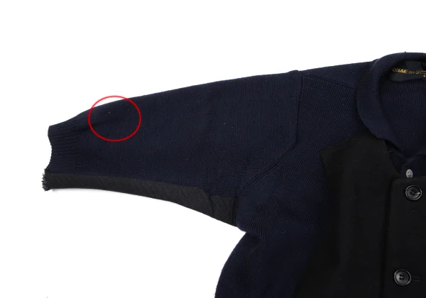 COMME des GARCONS Front Switching Knit Jacket K-171168_007