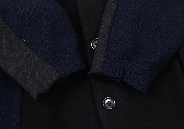 COMME des GARCONS Front Switching Knit Jacket K-171168_009