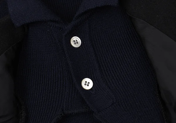 COMME des GARCONS Front Switching Knit Jacket K-171168_015