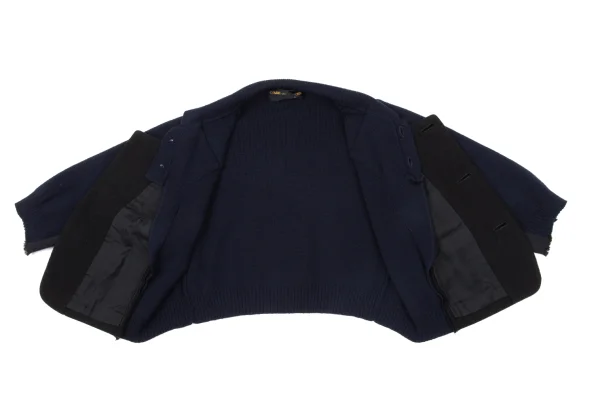 COMME des GARCONS Front Switching Knit Jacket K-171168_016
