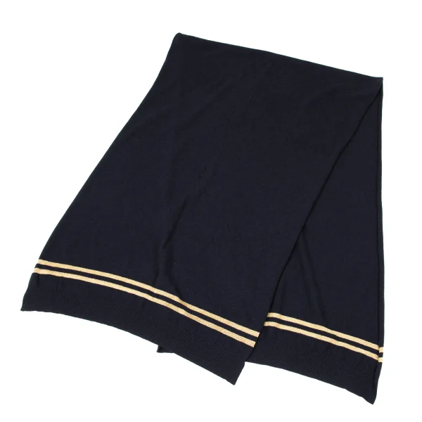 COMME des GARCONS Wool Glitter Line Knit Stole K-171169_002