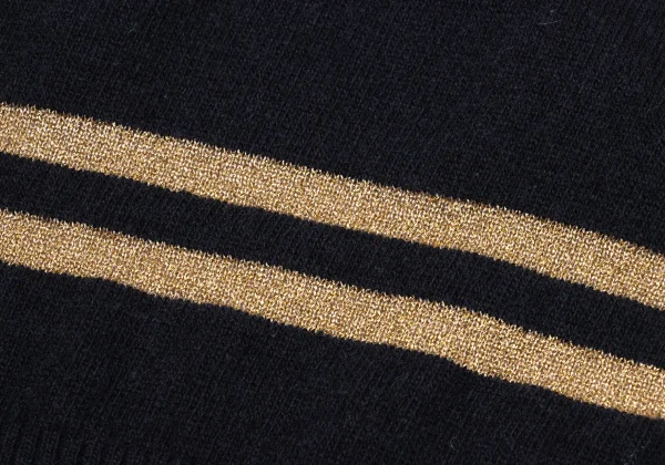 COMME des GARCONS Wool Glitter Line Knit Stole K-171169_005