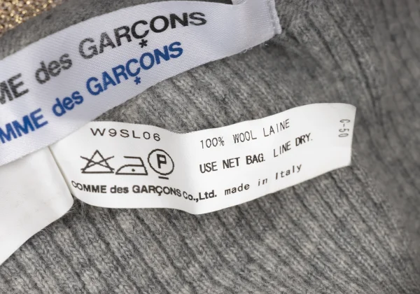 COMME des GARCONS Wool Glitter Line Knit Stole K-171170_006