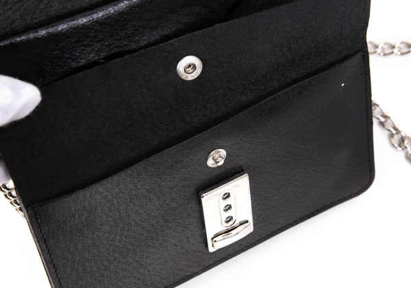 COMME des GARCONS Chain Shoulder Leather Wallet K-171175_010