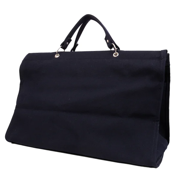 COMME des GARCONS Wool Gabardine Hand Bag Navy  K-171176_001