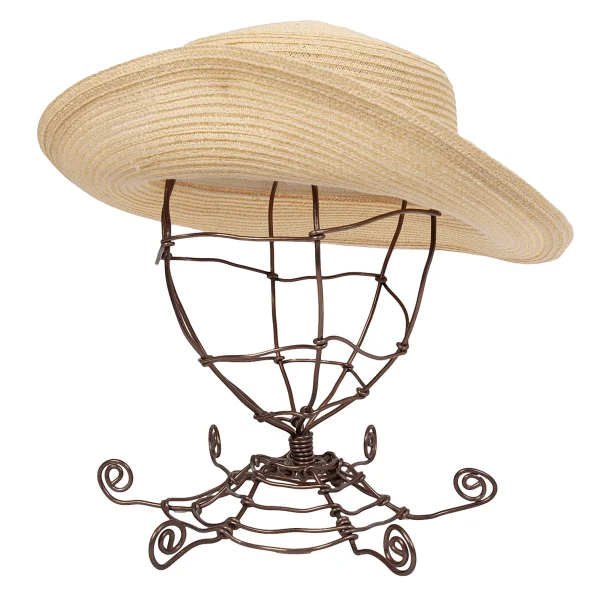 COMME des GARCONS×STEPHEN JONES Roll Up Straw Hat Beige  K-171180_001