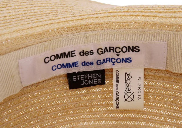 COMME des GARCONS×STEPHEN JONES Roll Up Straw Hat K-171180_011