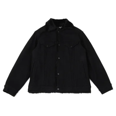 Johnson Woolen Mills Fleece-lined Trucker Jacket