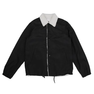 GANRYU Fleece-lined Coach Jacket