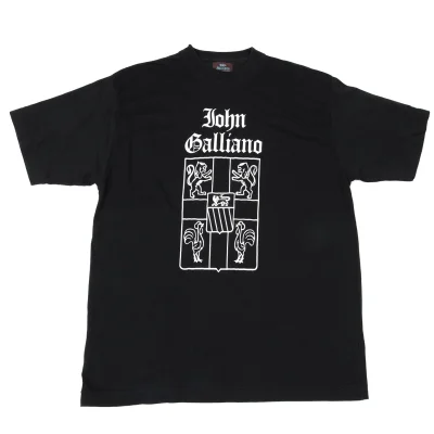 John Galliano Logo Print T-shirt