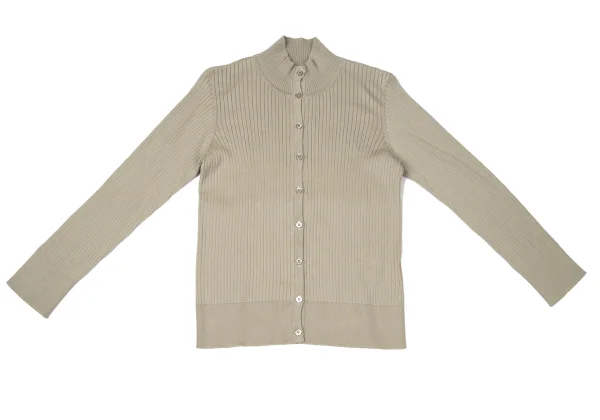 yoshie inaba Cotton Rib Knit Cardigan K-171192_002