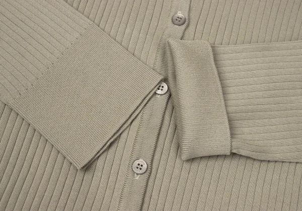 yoshie inaba Cotton Rib Knit Cardigan K-171192_007