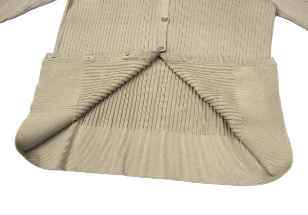 yoshie inaba Cotton Rib Knit Cardigan K-171192_010