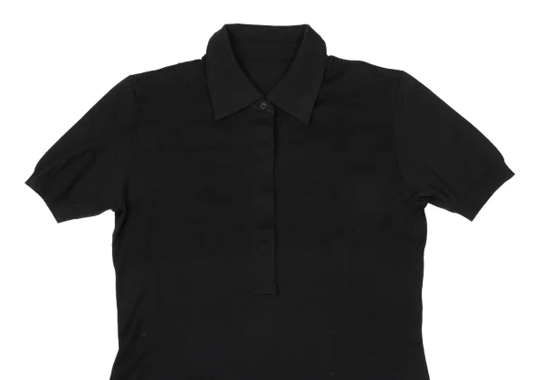 yoshie inaba Silk Cotton Knit Polo Shirt K-171193_003