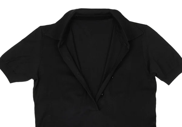yoshie inaba Silk Cotton Knit Polo Shirt K-171193_006