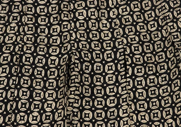 yoshie inaba Pattern Printed Pleats Silk Skirt K-171195_010