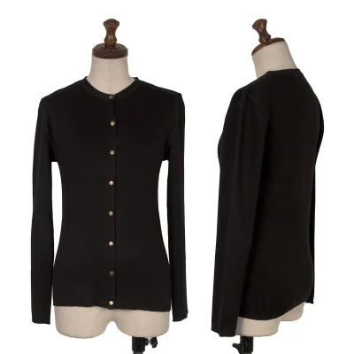L'EQUIPE YOSHIE INABA Cotton Silk Knit Cardigan
