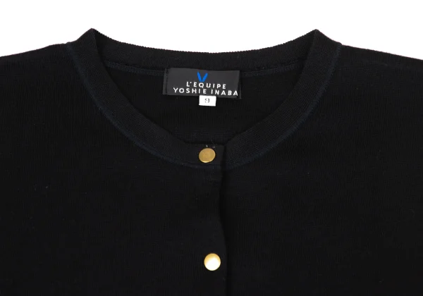 L'EQUIPE YOSHIE INABA Cotton Silk Knit Cardigan K-171196_004