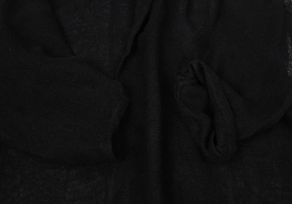 Y's Linen Hooded Mesh Knit Long Summer Coat K-171197_006