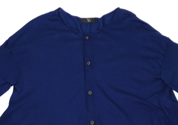 Y's Silk Rayon Layered Sleeves Knit Cardigan K-171198_003